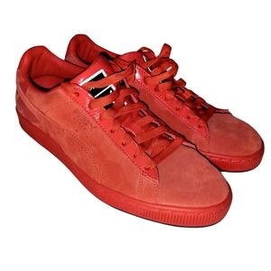 Puma Suede Classic x MAC Colab Lady Danger Red Lipstick Women's Sneakers 8.5